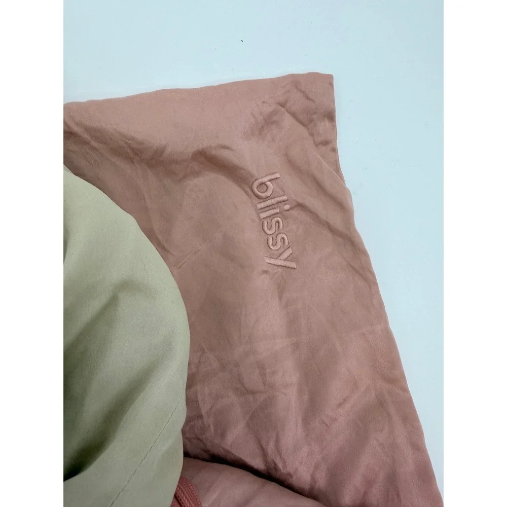DAMAGED Blissy Silk Pillowcase Lot of 3 King 22-Momme Mulberry Silk